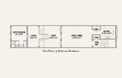 Clermont Courts - 3 BDR - First Floor