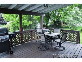 HUGE covered deck