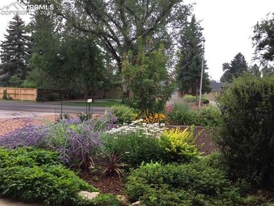 From the front porch in the Summer.
