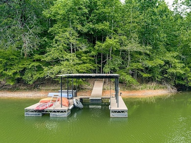 Dock with a water view