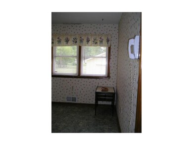 Dining area with view of back yard