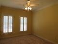 Living Room with plantation shutters