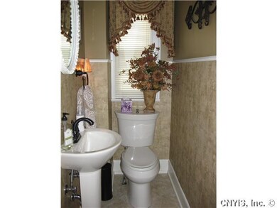 Bathroom. Powder room on first floor.