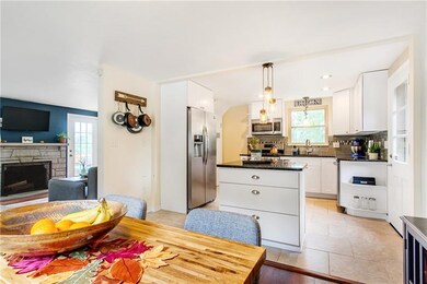 Dining room to kitchen view