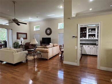 Dining Opens to Kitchen and Living Rooms