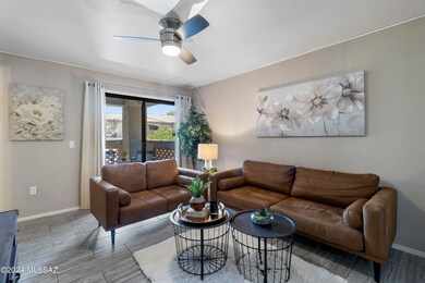 Living Room with Patio Access
