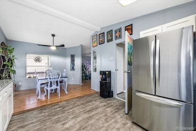 Kitchen looking onto dinning room
