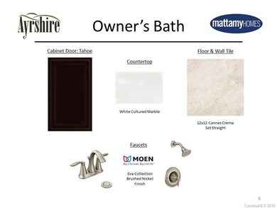 These are the color & material selections that wil