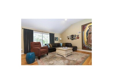 Family Room, vaulted ceiling