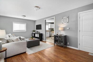 Living Room with hardwood floors