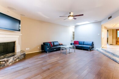 fireplace in LR