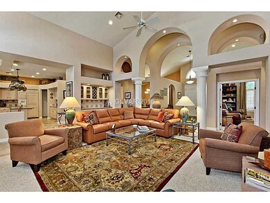 Living Room. A Spacious Living Room Provides the S