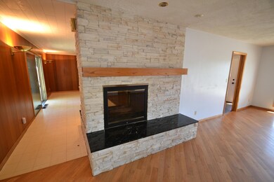 Stone Fireplace