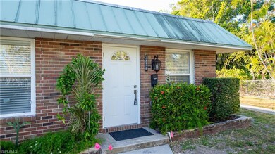 Front entrance of house