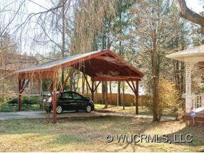 Large single carport