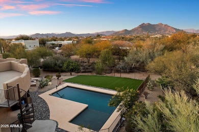 Backyard and views