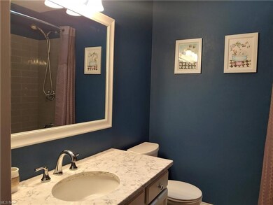 Main Floor shared bathroom - granite vanity