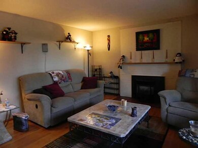 Living Room. hardwood floors, pellet stove, fireplace