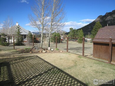 fenced yard
