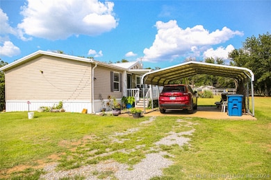 Covered parking and covered porch.