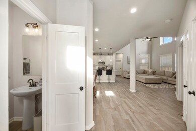 Entry way view entering the living space.