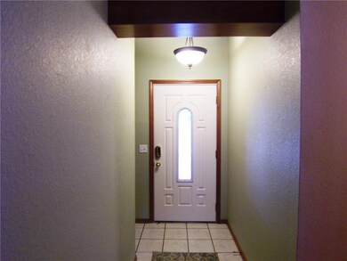 Tiled entry way