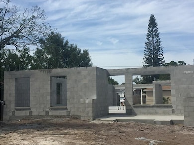 Exterior Walls are up on this all block home with 