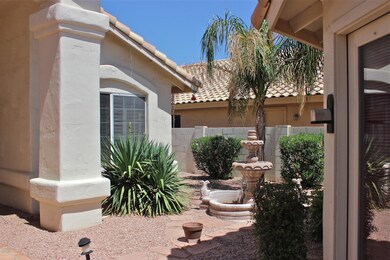 Courtyard and entry to guest house