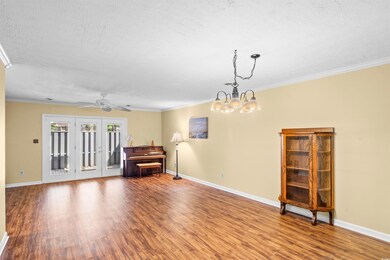 Interior space featuring hardwood / wood-style flo