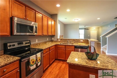 This Kitchen has lots of Cabinet Space for plenty 