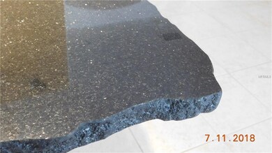 Chiseled Rock Edge Galaxy Granite, Unique!