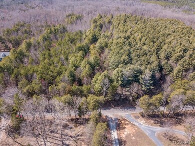 Aerial view of the Sugarfork Road property.