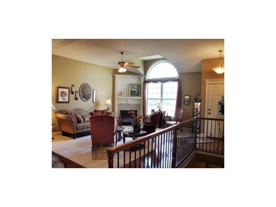 Open & Spacious Living Room with vaulted ceilings 