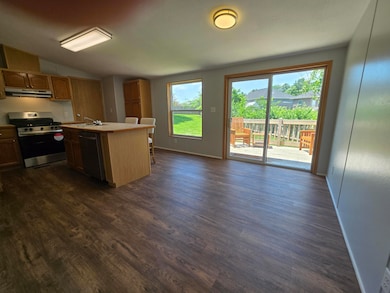 Kitchen and dining area