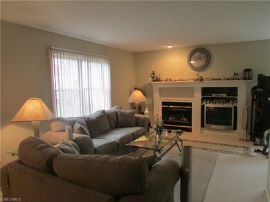 Neutral Decor & Gas Fireplace