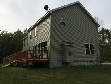Back of the home overlooking the...