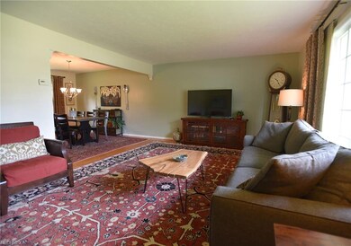 Living room with view of dining room.