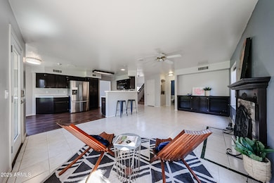 Open Concept Family Room to Kitchen