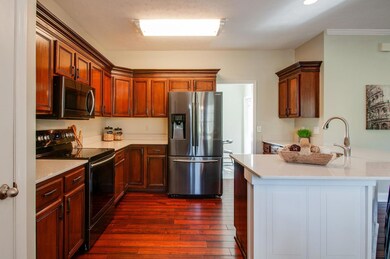 Kitchen equipped with new stainless Samsung appliances-2018