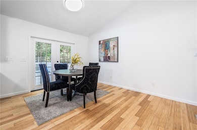 Spacious dining area opens to the kitchen and great ro9om