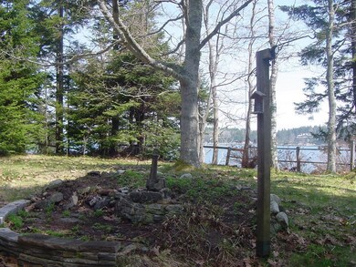 Back yard with garden area...