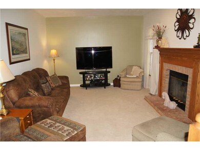 Family Room. The sunken family room features reces