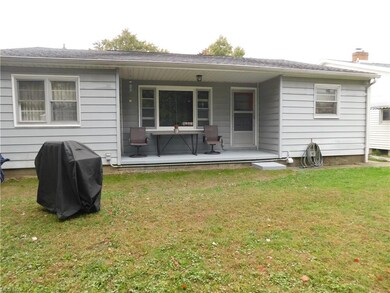 Freshly painted Porch