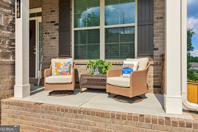 Enjoy the Sunny Front Porch Area
