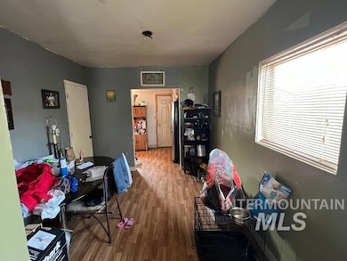 Dining room with wood finished floors