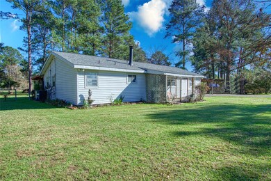 Side view of the front of house.