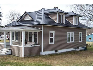 View of home from street. new metal...