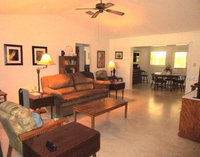 LIVING ROOM VIEW FROM ENTRY - SHOWING DINING ROOM 