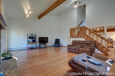 Enjoy family in front of fireplace