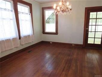 Large dining room.